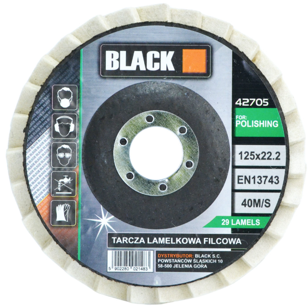 Viltpoleerimispadi 125mm viltpoleerimisketas