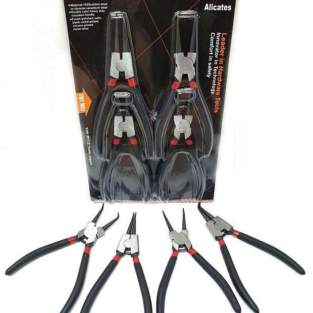 4-osaline täppisnina tangide komplekt