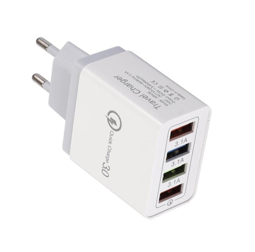 4-pordiga USB kiirlaadija 3.0 adapter