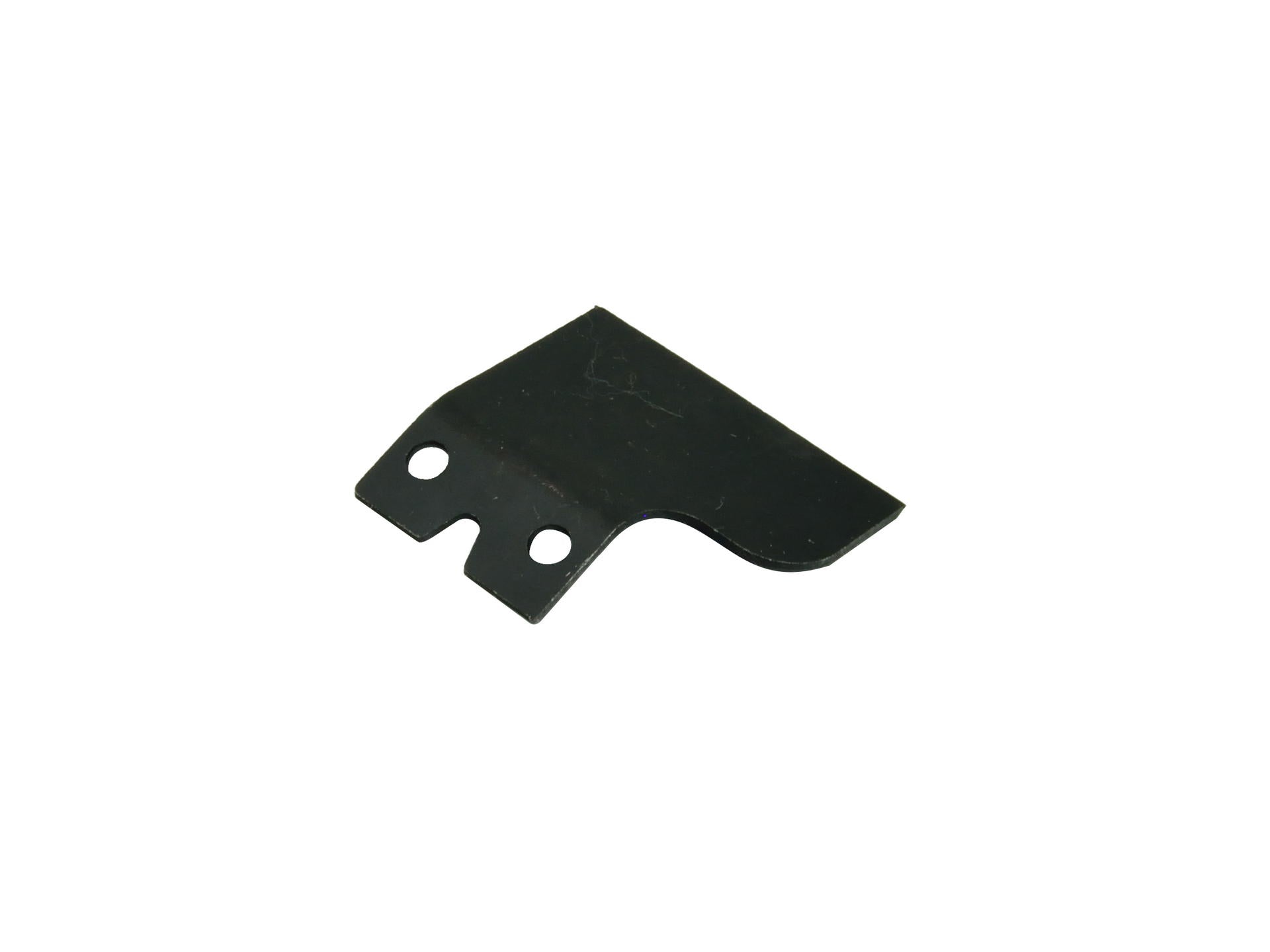 Knife for shield, set with 3 screws