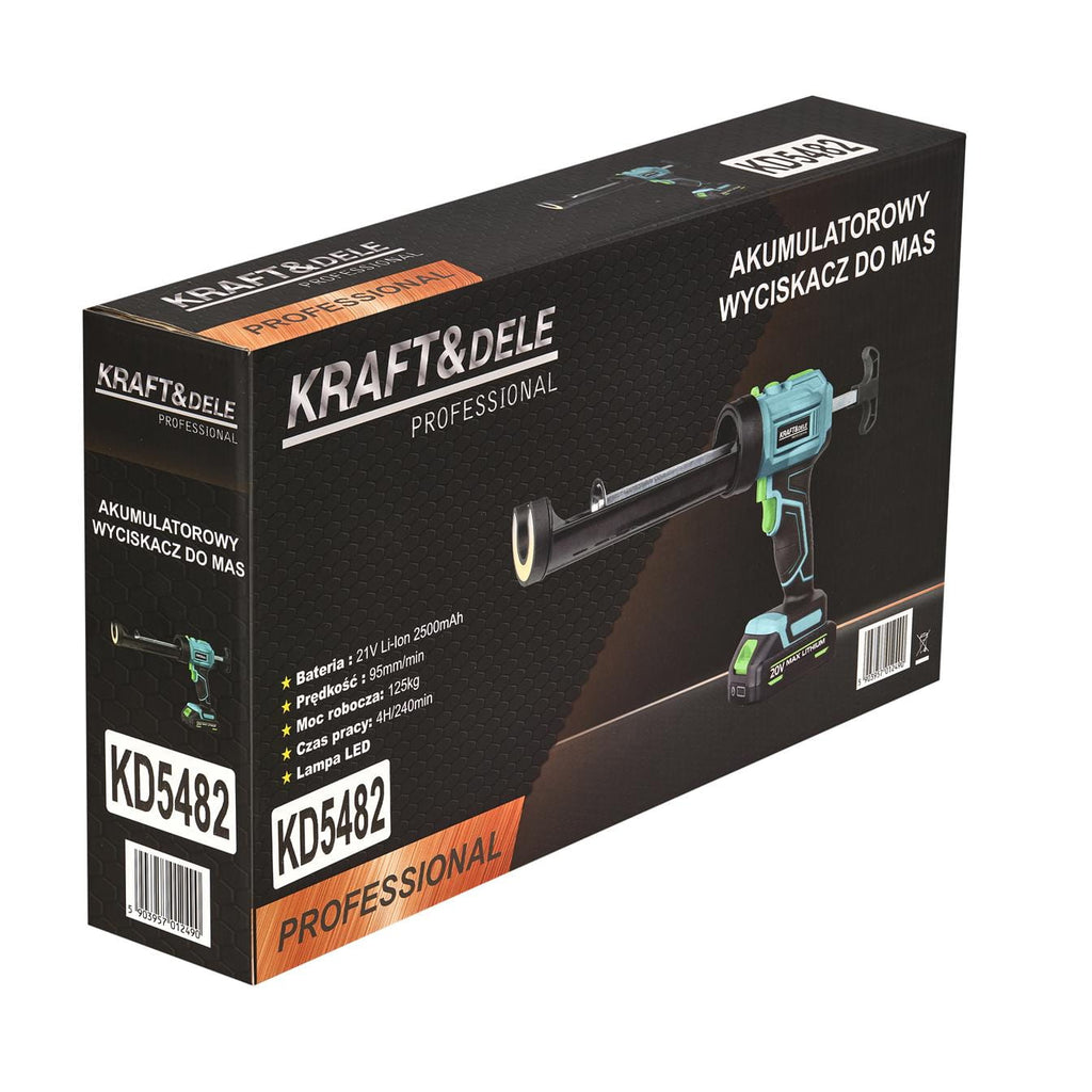Juhtmevaba hermeetikupüstol 21V 2500mAh KD5482