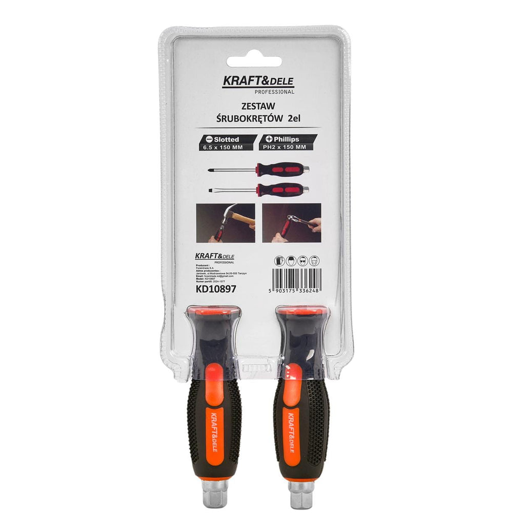 2-piece pry bar screwdriver set KD10897 (E2)