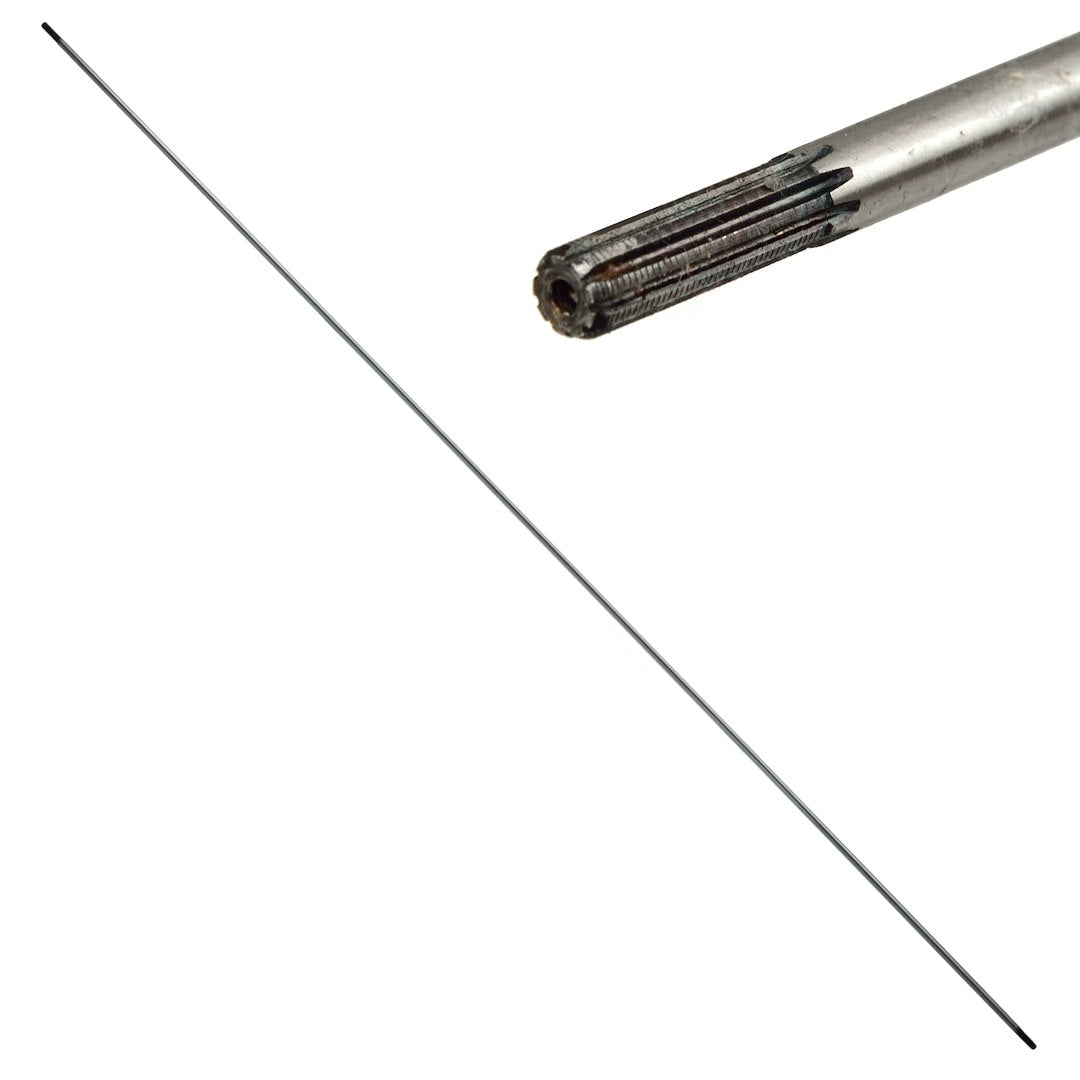 Drive shaft with square connection, 9 teeth