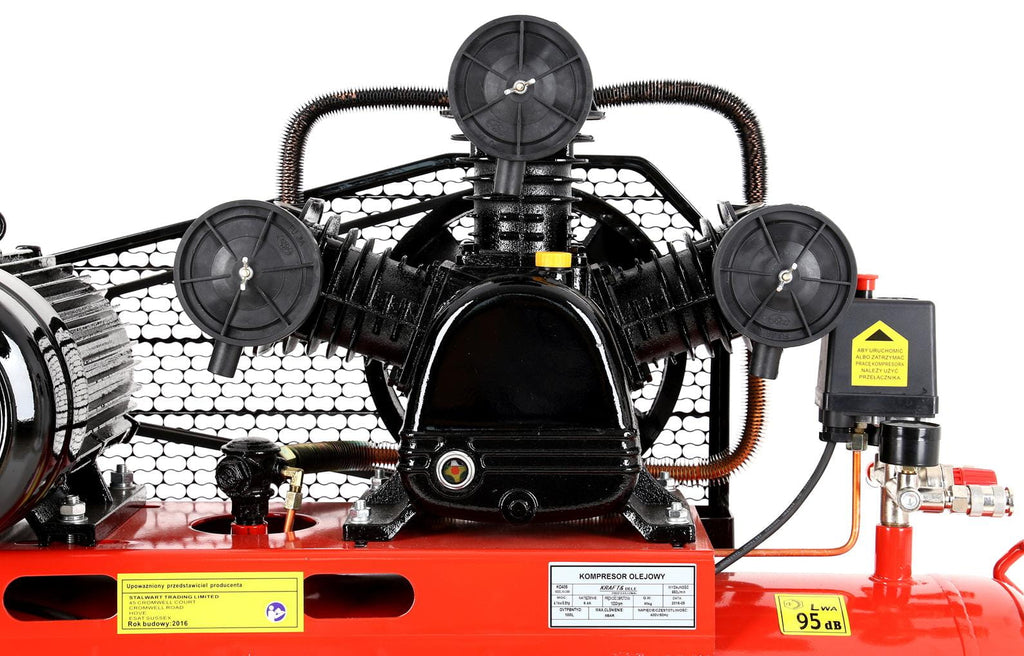 KRAFT&DELE õlikompressor 100 l, 3-kolviline, 400 V KD405