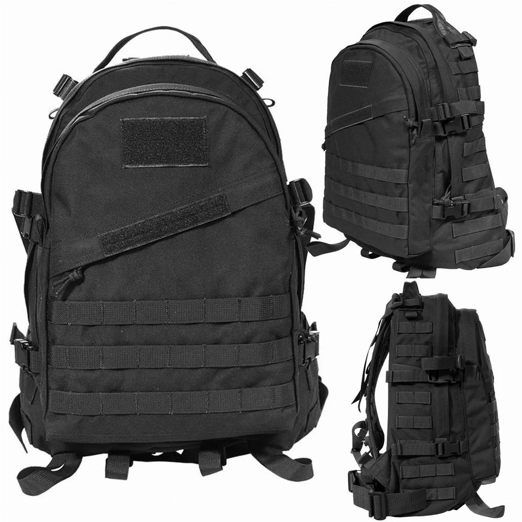 Tactical Military Travel Backpack 30L Black