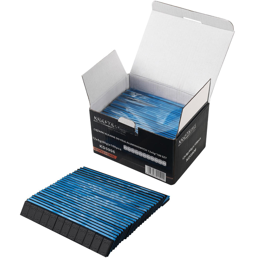 Kleebitavad raskused alumiiniumvelgedele 12x5g 100 tk KD5906
