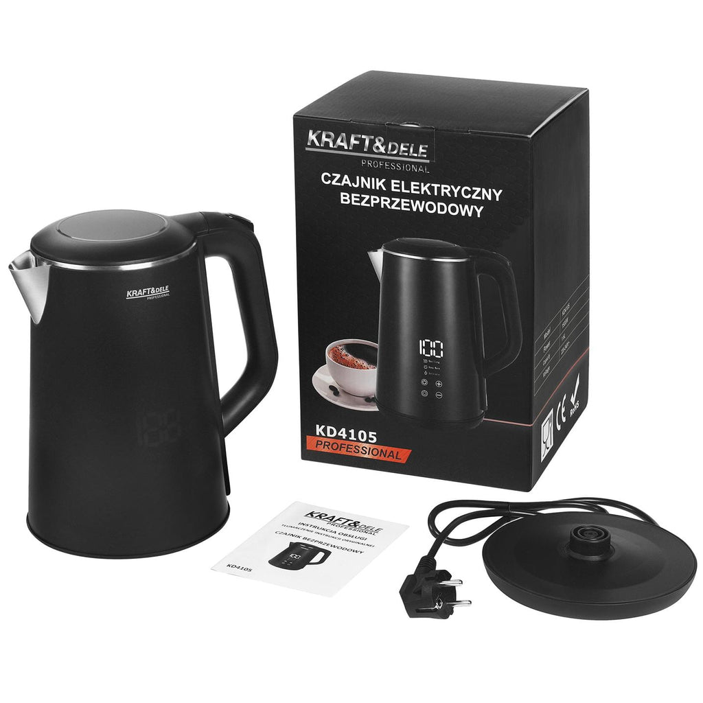 Elektriline veekeetja temperatuuri reguleerimisega 1.6L 1500W KD4105