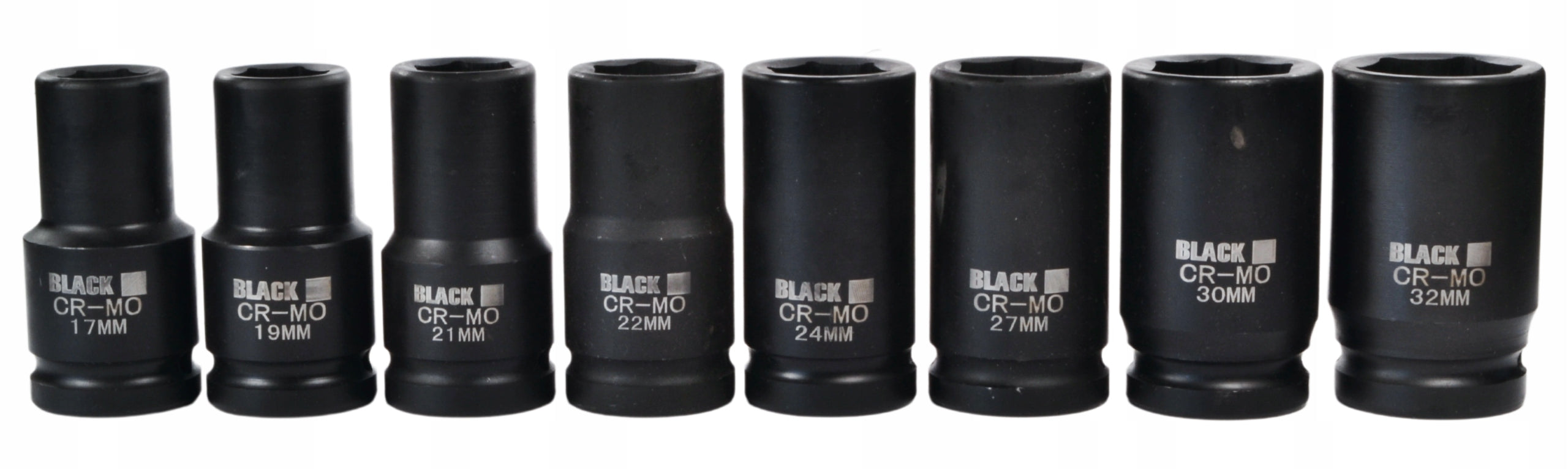 Impact Socket Set 3/4" 17-32mm