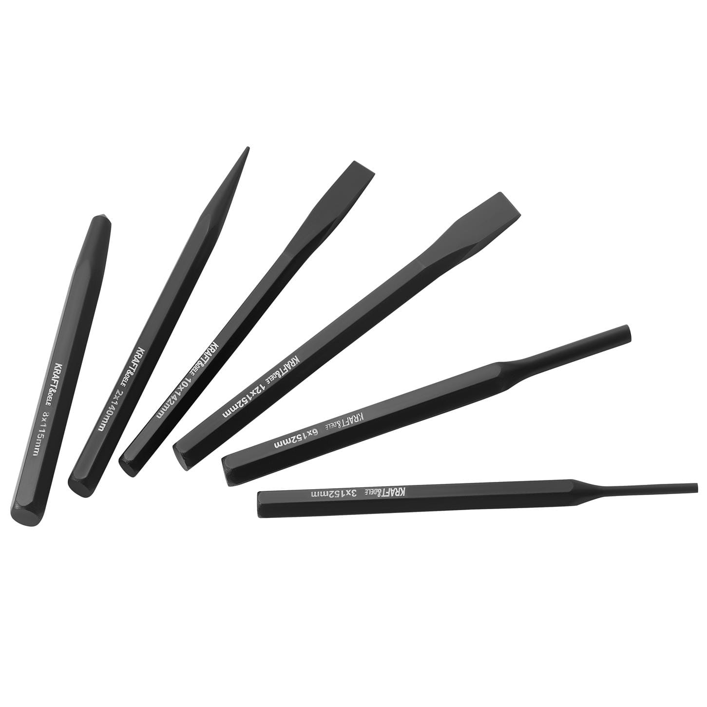 SET OF 6 PUNCHES AND CENTER PUNCHES KD3576 (VB9)