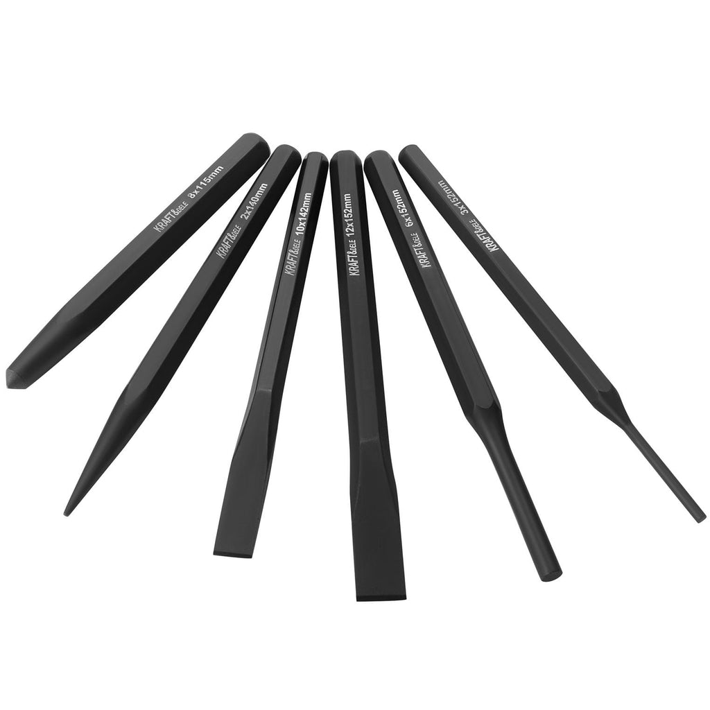 SET OF 6 PUNCHES AND CENTER PUNCHES KD3576 (VB9)