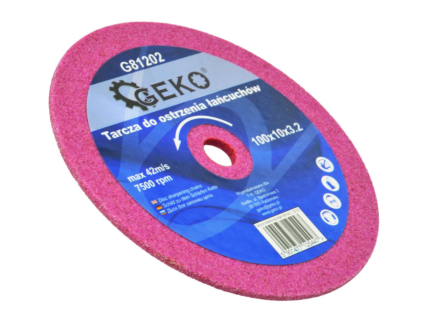 Blade for chain sharpening 100x10x3.2