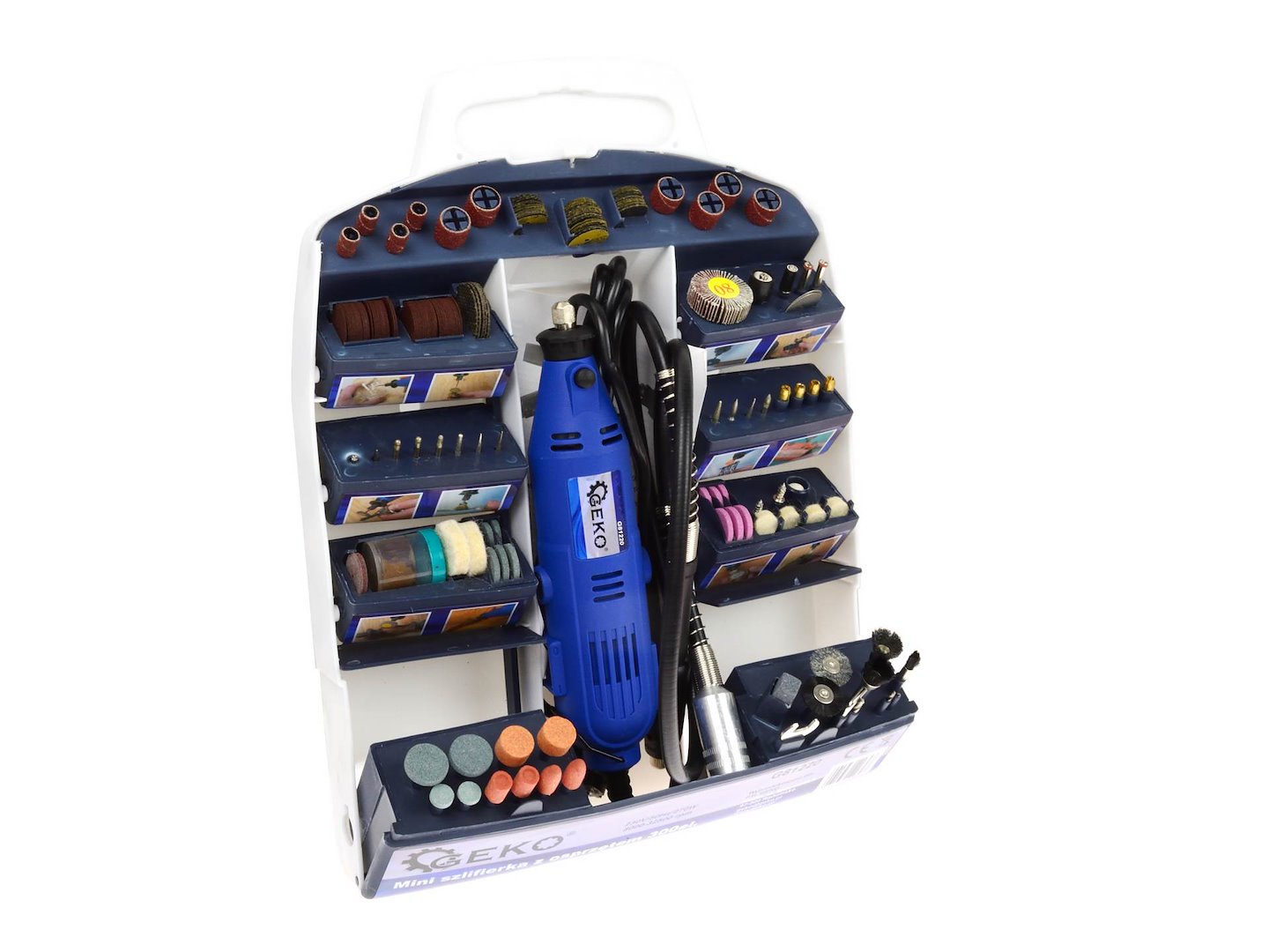 Rotary Tool with Flex Shaft and Accessories Assortment, 300 pcs