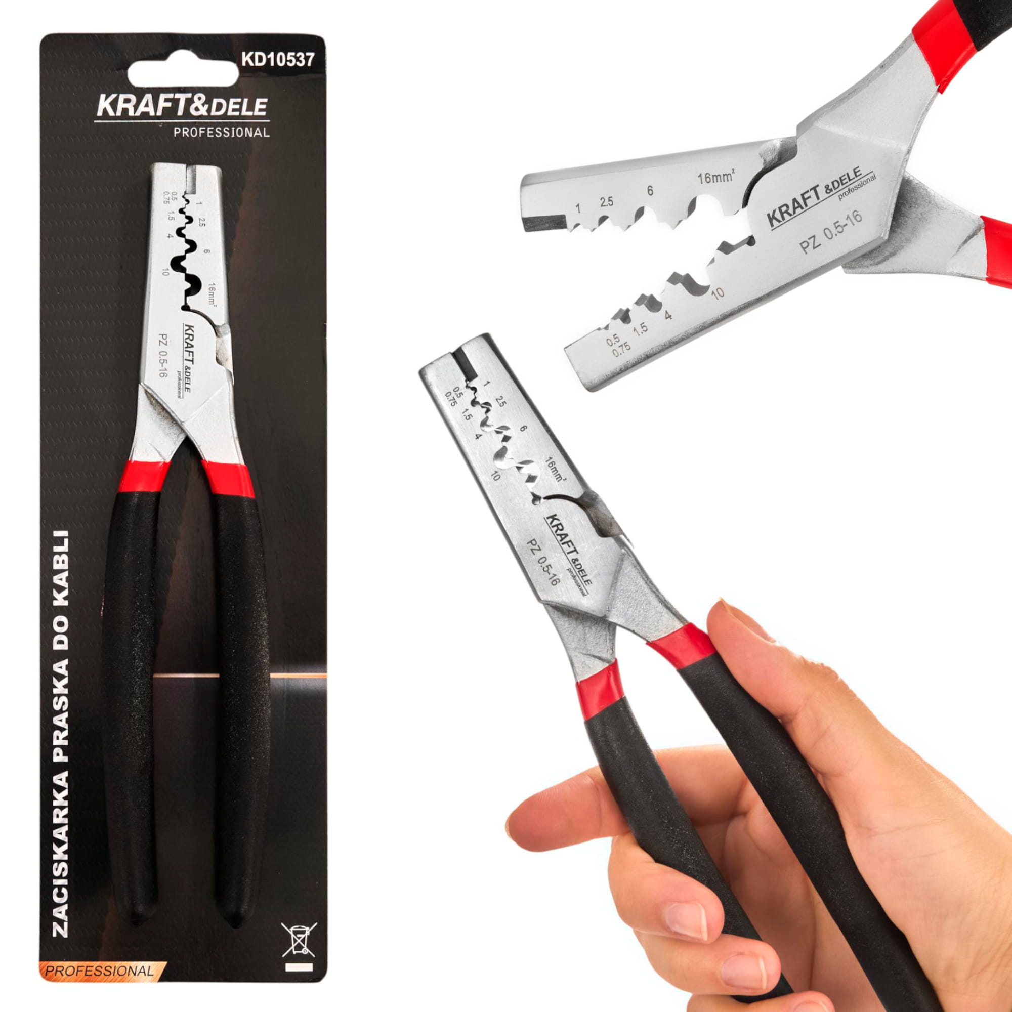 KRAFT&DELE kaablihülsitangid 0,5–16 mm² KD10537