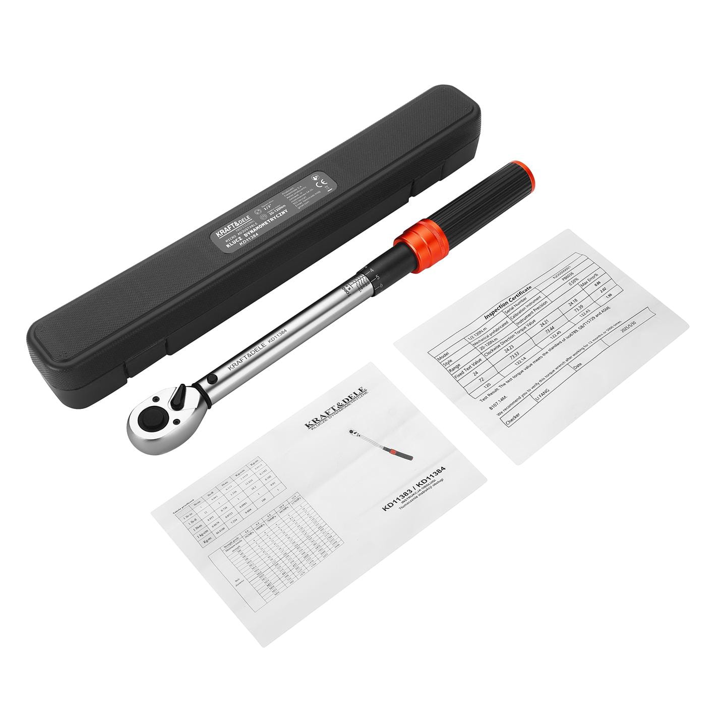 TORQUE WRENCH 1/2" 20-120Nm KD11384 (D16)