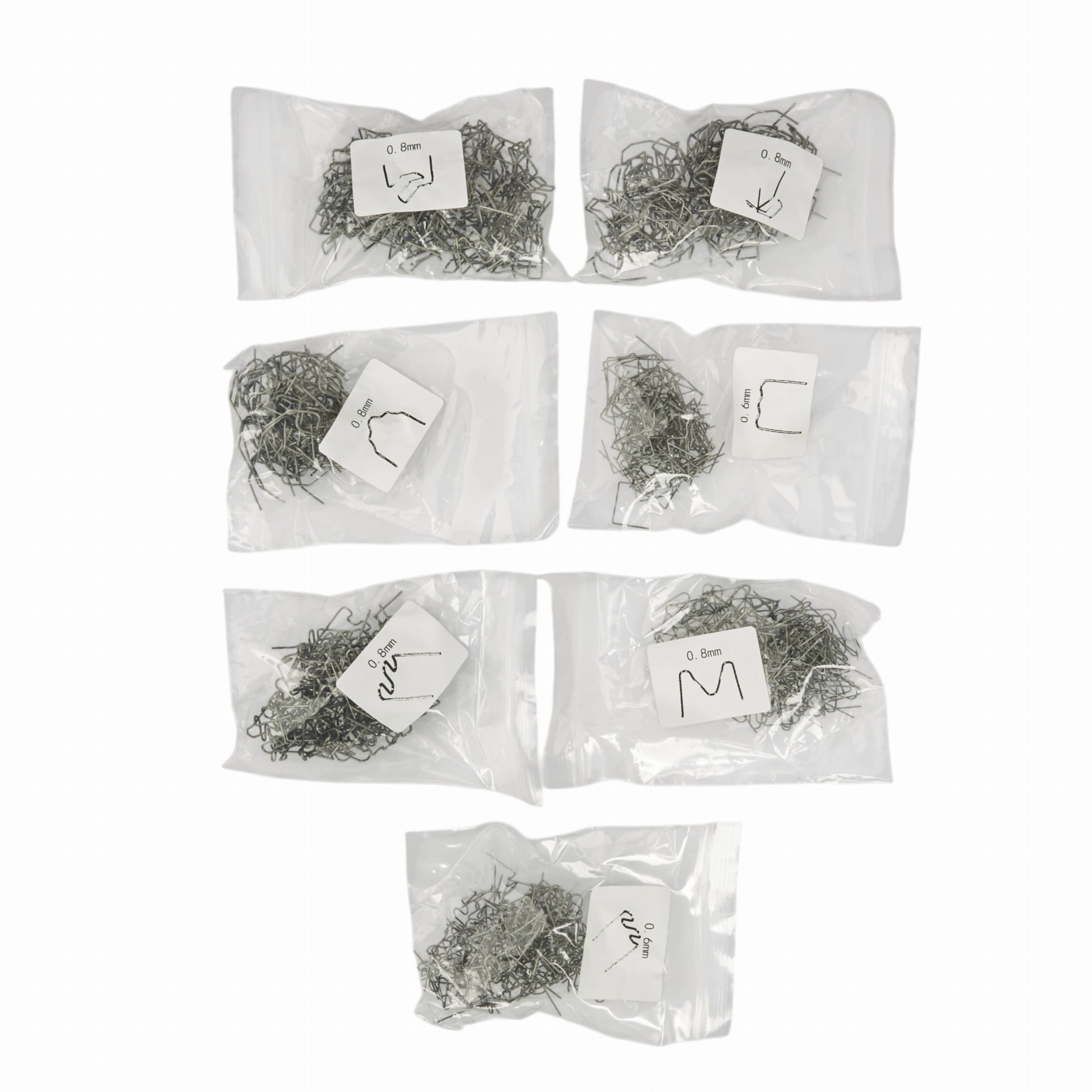 PLASTIC WELDING STAPLES 800PCS. KD10765 (D21)