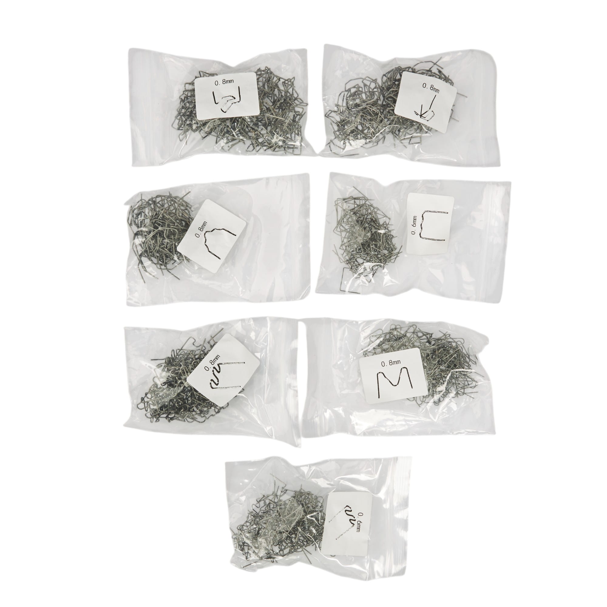 PLASTIC WELDING STAPLES 800PCS. KD10765 (D21)