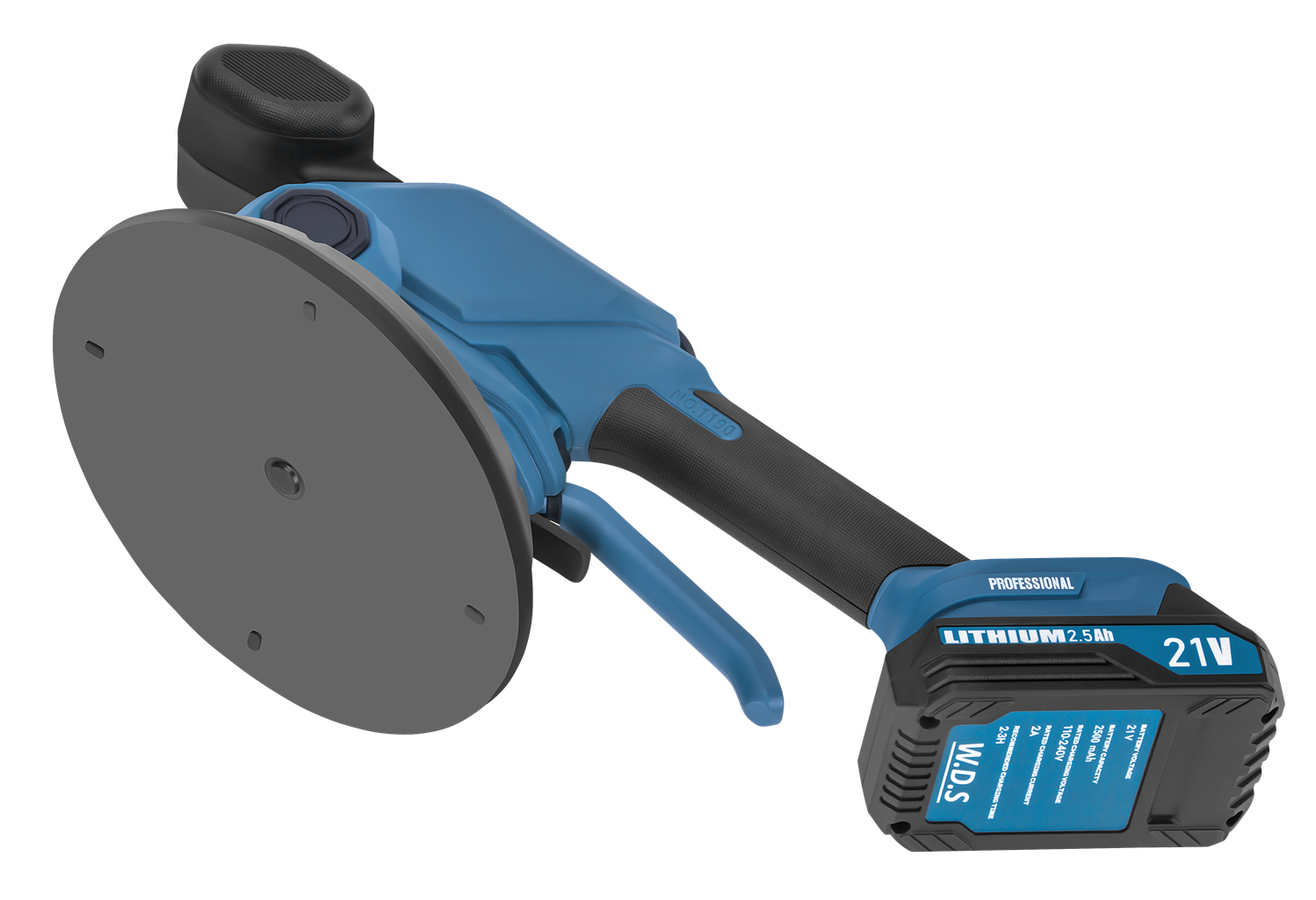 Cordless vibrating suction cup 190mm 21V WDS2694