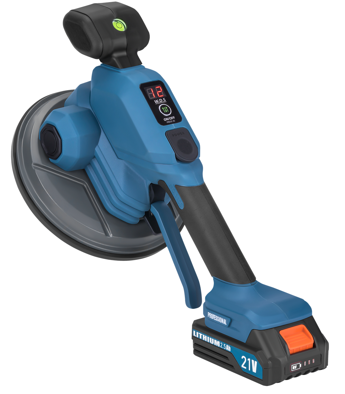 Cordless vibrating suction cup 190mm 21V WDS2694