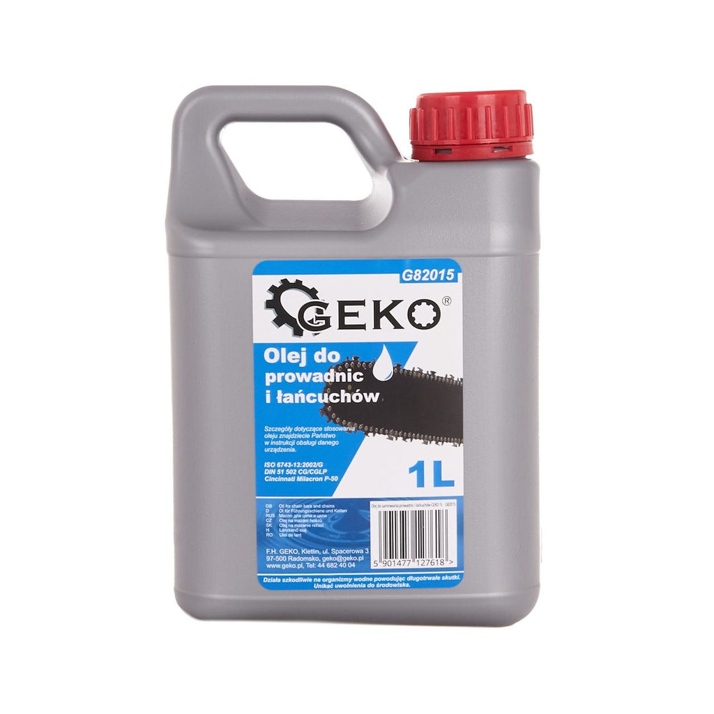 Oil for chain bars and chains GEKO 1 L
