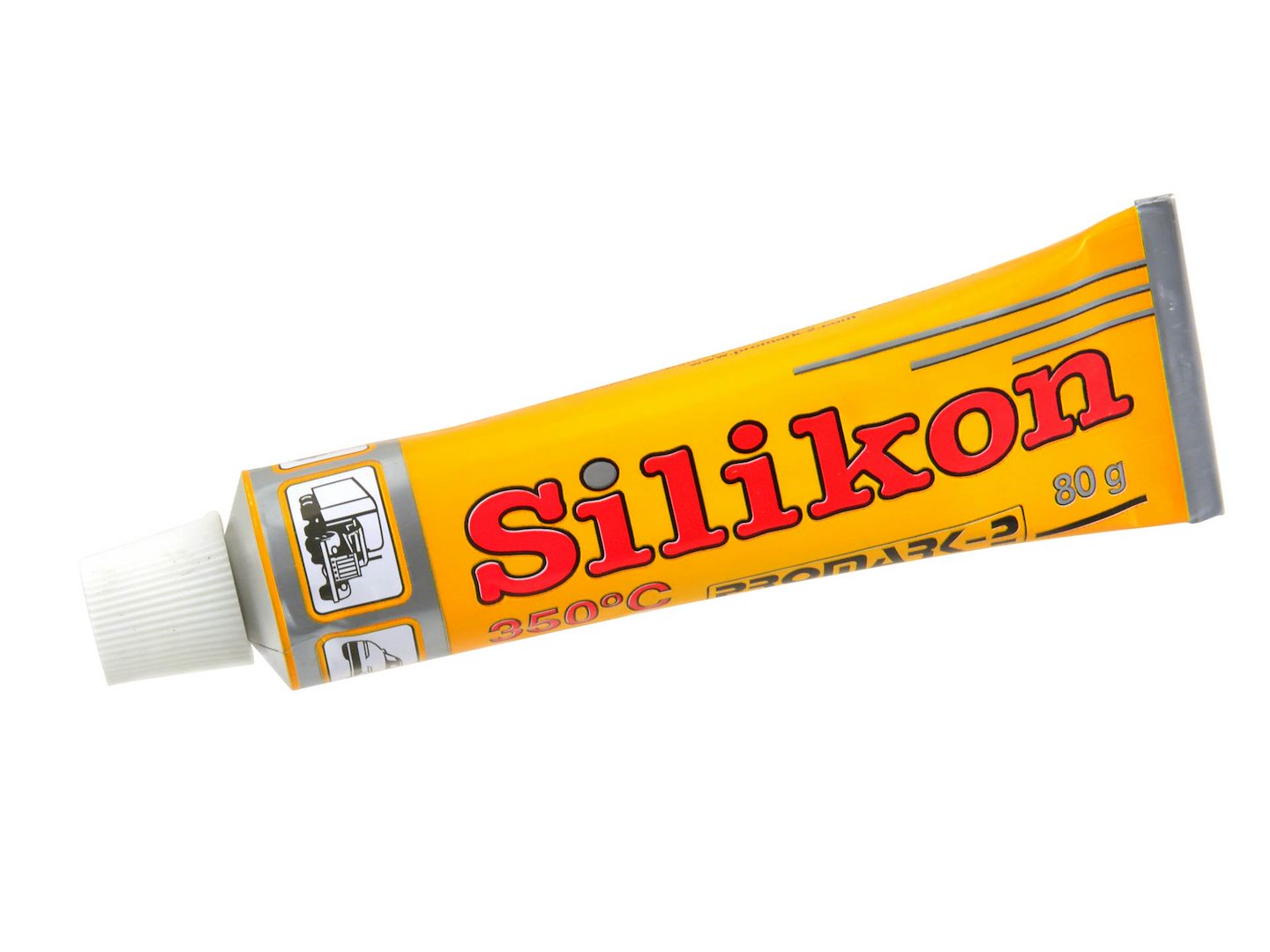 High-Temperature Silicone Sealant 80 g (red)