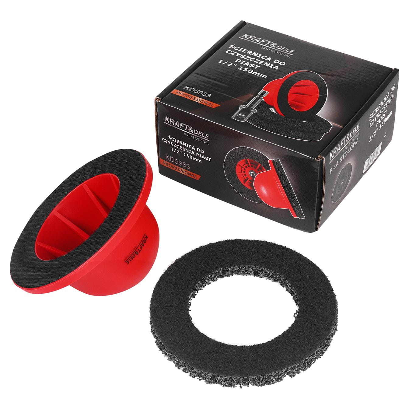 WHEEL FOR CLEANING HUBS 1/2" 150MM KD5983 (D10)