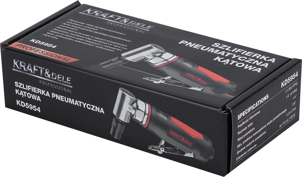 PNEUMATIC ANGLE GRINDER KD5954 (D2)