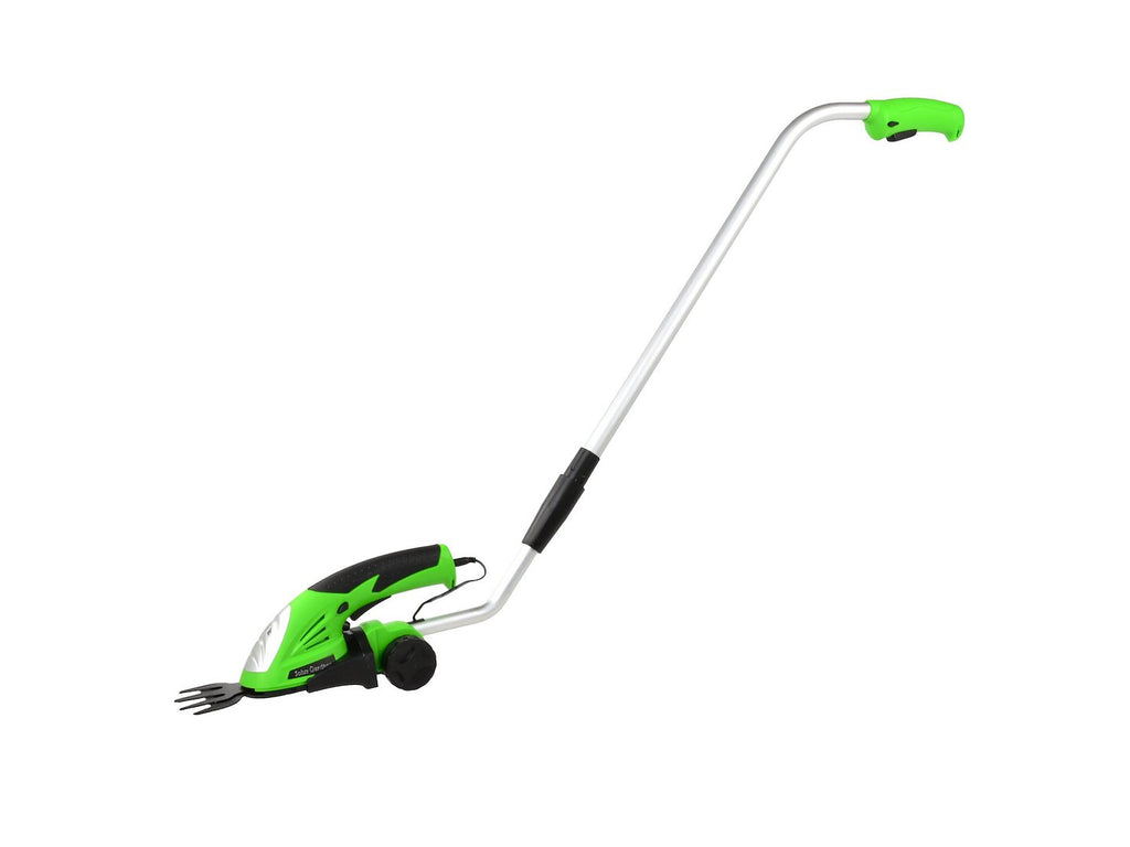 3.6V lithium cordless grass trimmer with 2 blades, charger and stick