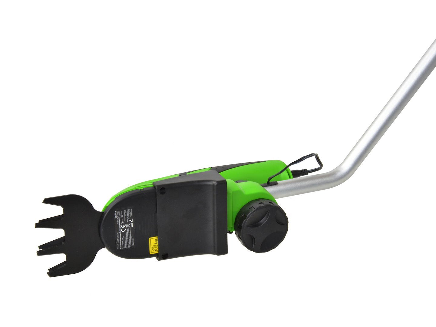 3.6V lithium cordless grass trimmer with 2 blades, charger and stick