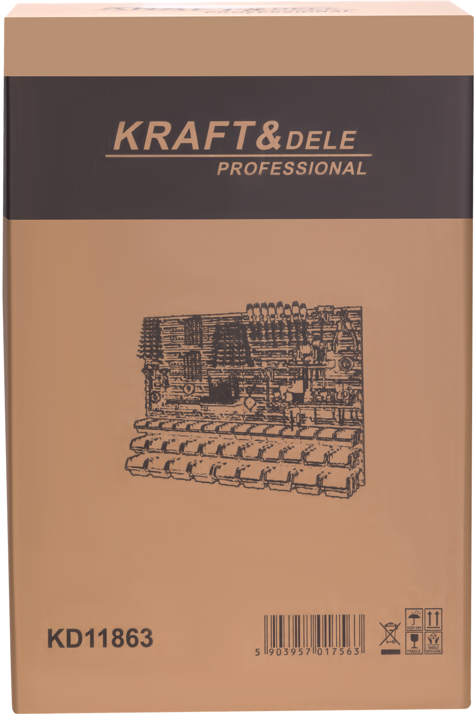WORKSHOP BOARD 115X78CM + ACCESSORIES KD11863 (VA2)