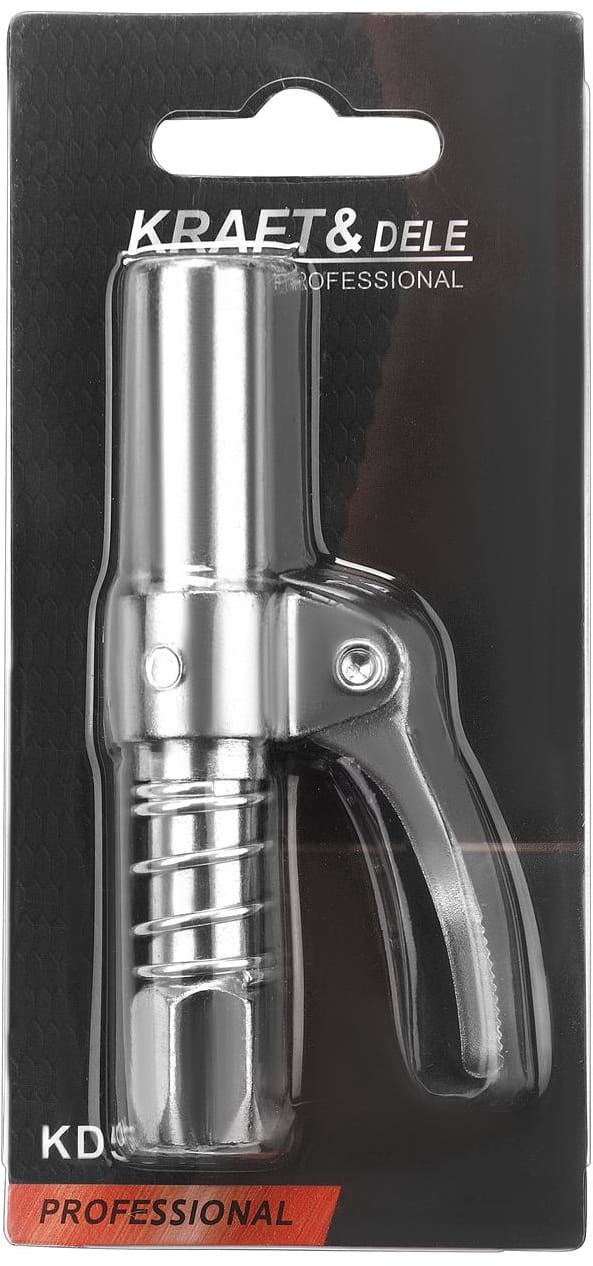 Self-locking nozzle for grease gun 690 bar KD5942