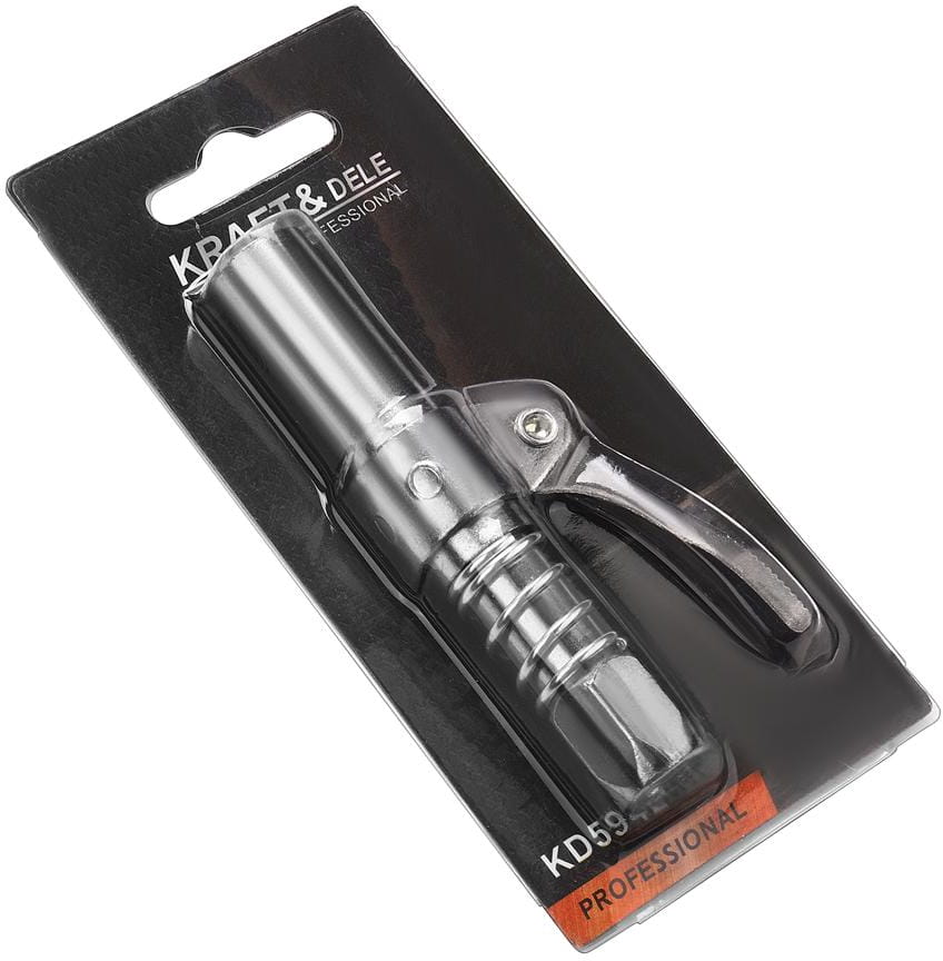 Self-locking nozzle for grease gun 690 bar KD5942