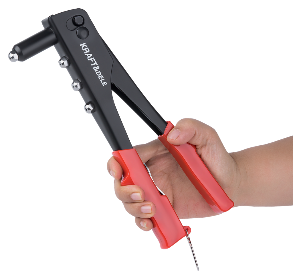 Hand riveter + set of 500 rivets KD11293