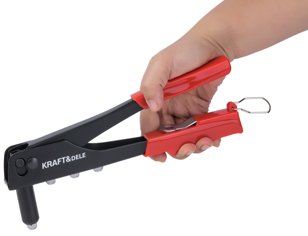 Hand riveter + set of 500 rivets KD11293