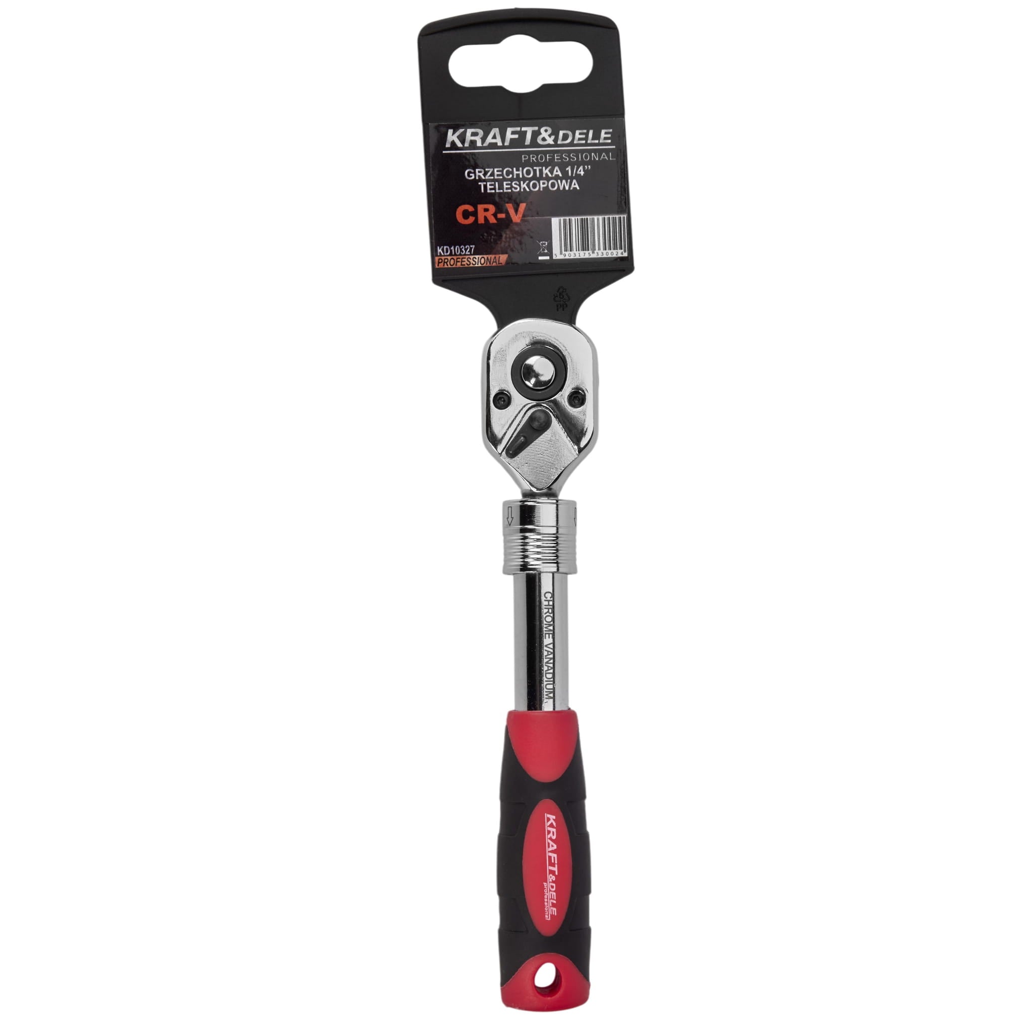 Telescopic ratchet 1/4" KD10327
