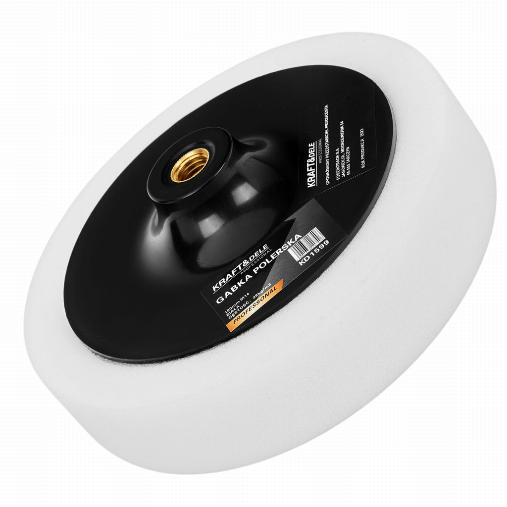 Poleerimissvamm 180 mm valge KD1599