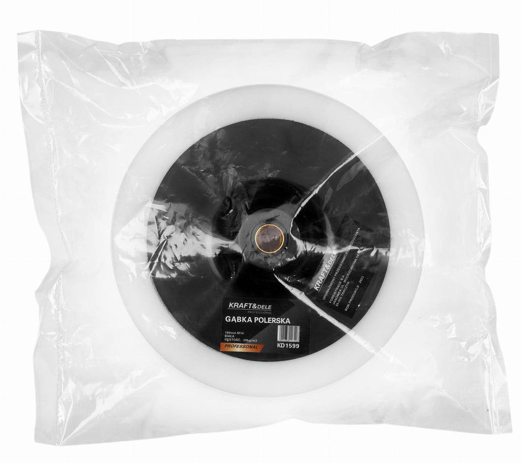 Poleerimissvamm 180 mm valge KD1599