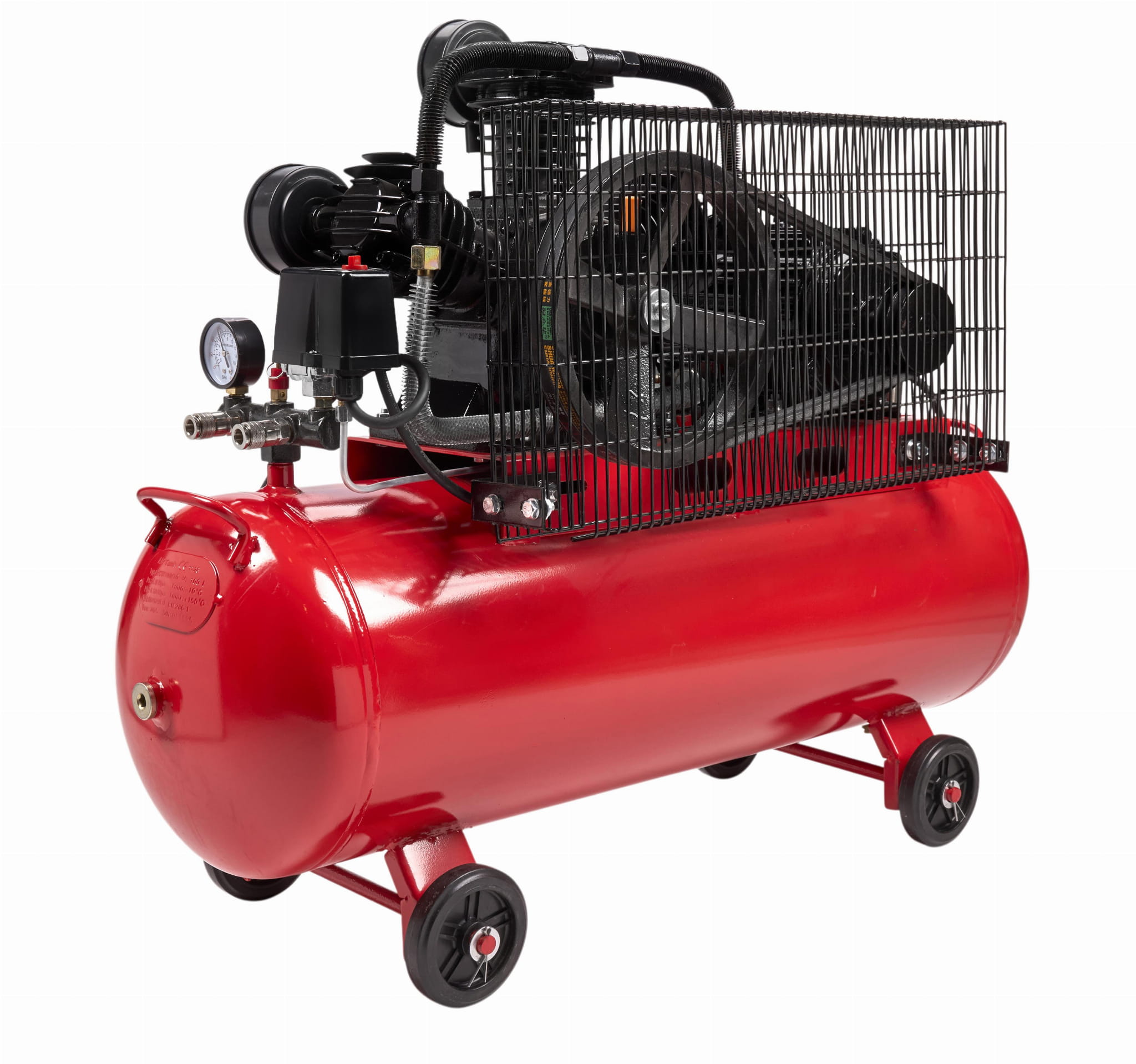 Oil Compressor 100L 3 Pistons KD1477 + Separator
