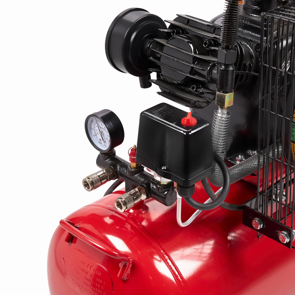 Oil Compressor 100L 3 Pistons KD1477 + Separator