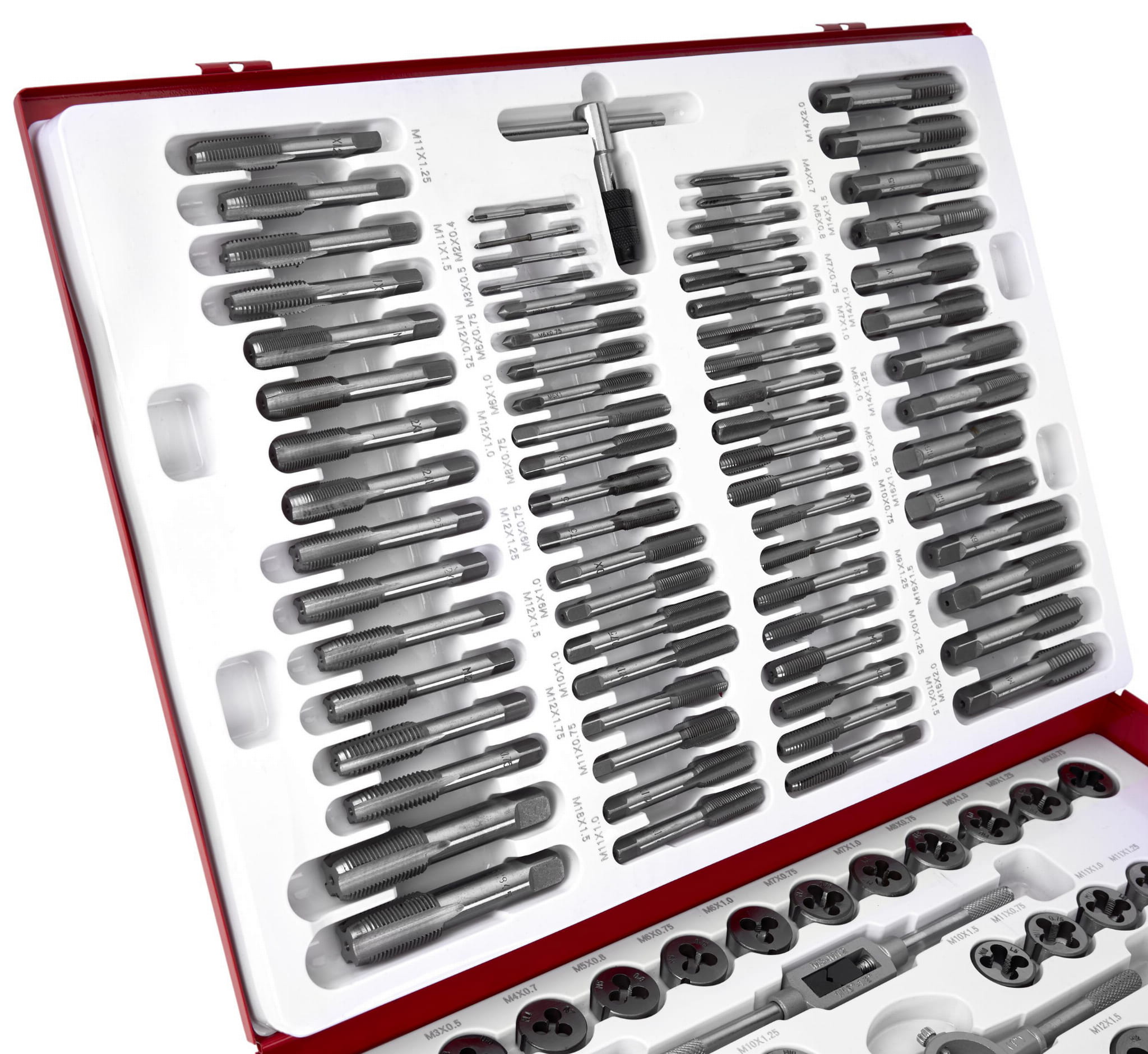 Keermeajamite ja -tappide komplekt 110 tk. KD10250