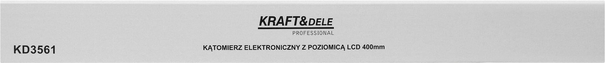 ELECTRONIC PROTRACTOR WITH LCD LEVEL 400 MM KD3561