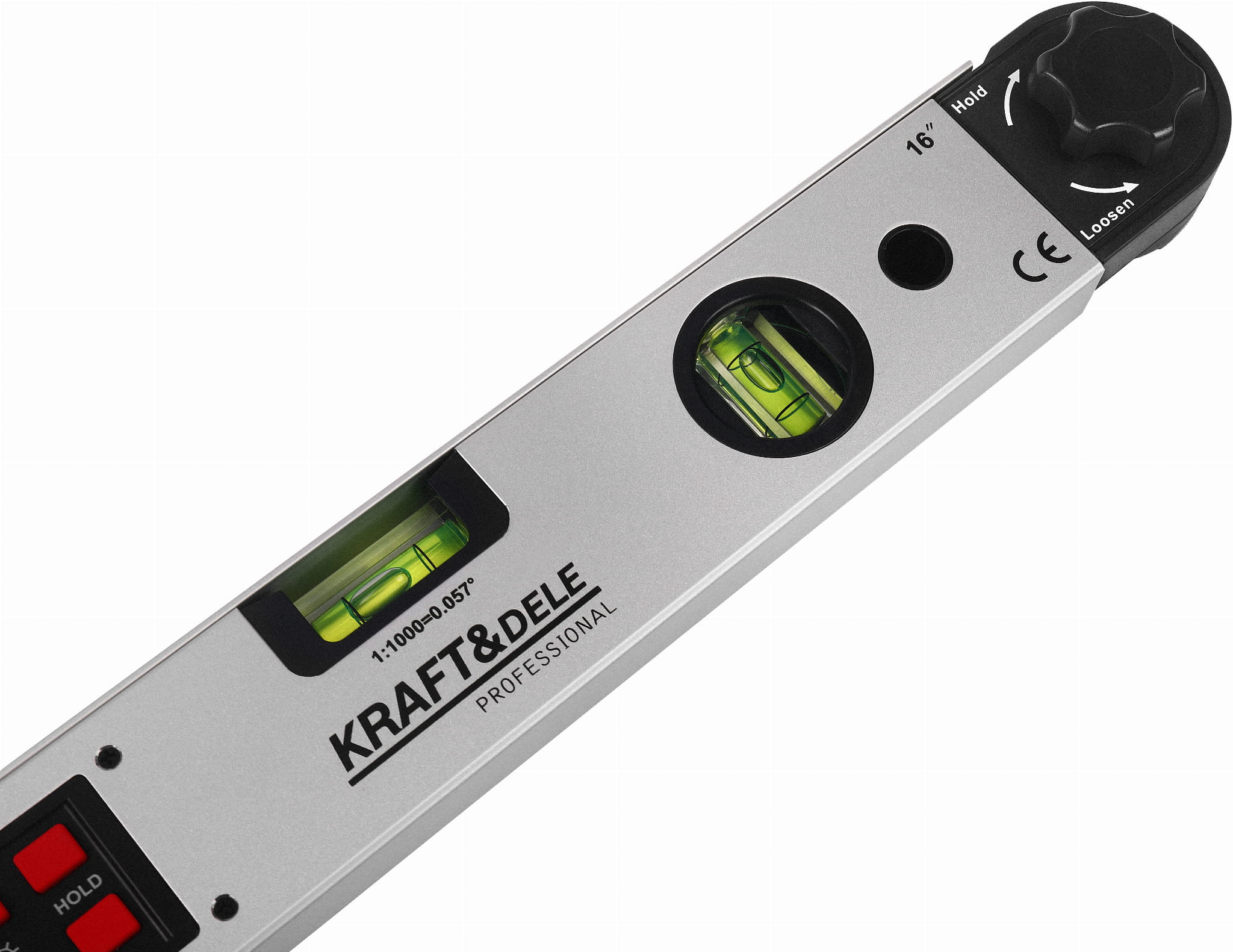ELECTRONIC PROTRACTOR WITH LCD LEVEL 400 MM KD3561