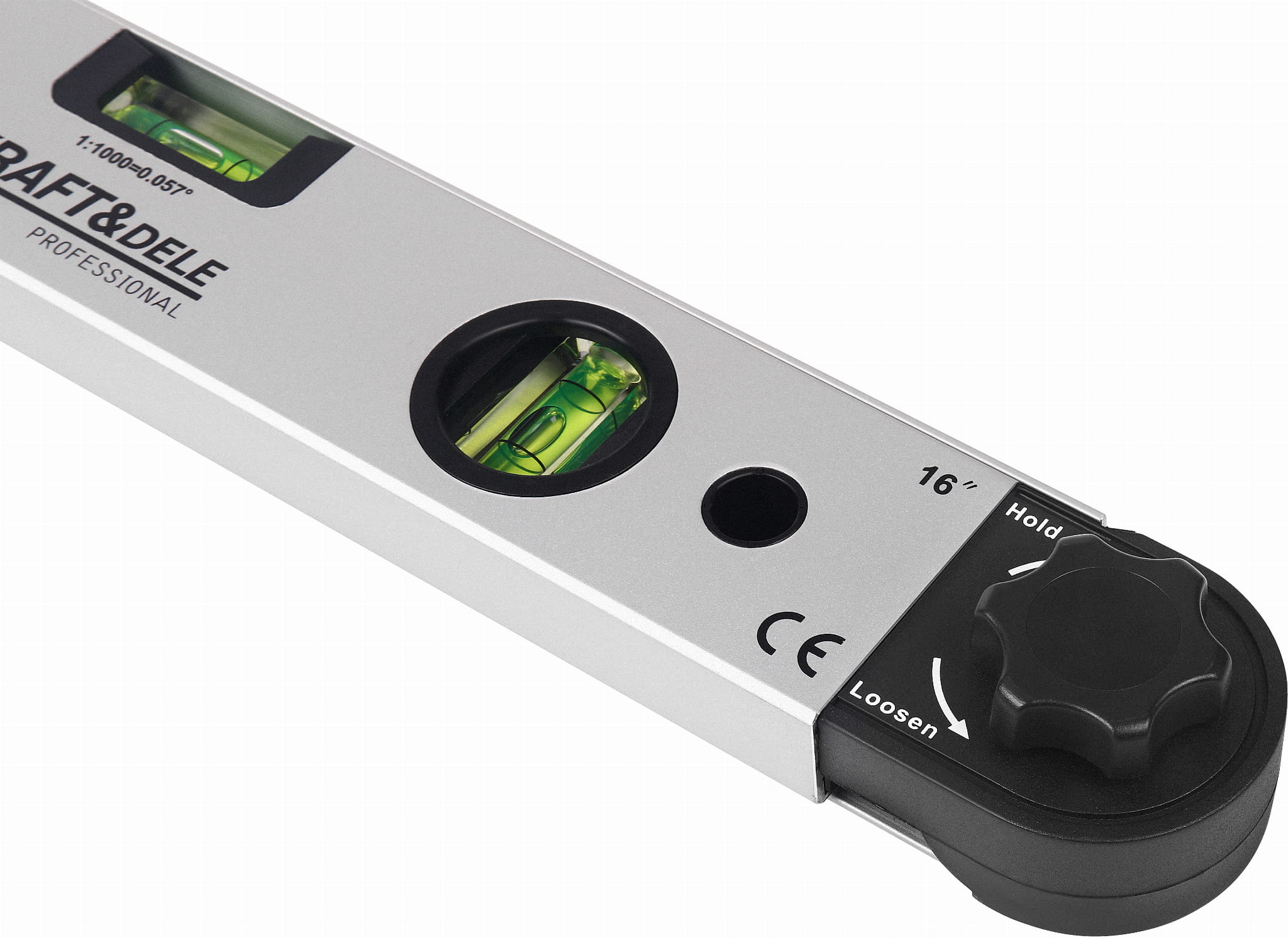 ELECTRONIC PROTRACTOR WITH LCD LEVEL 400 MM KD3561