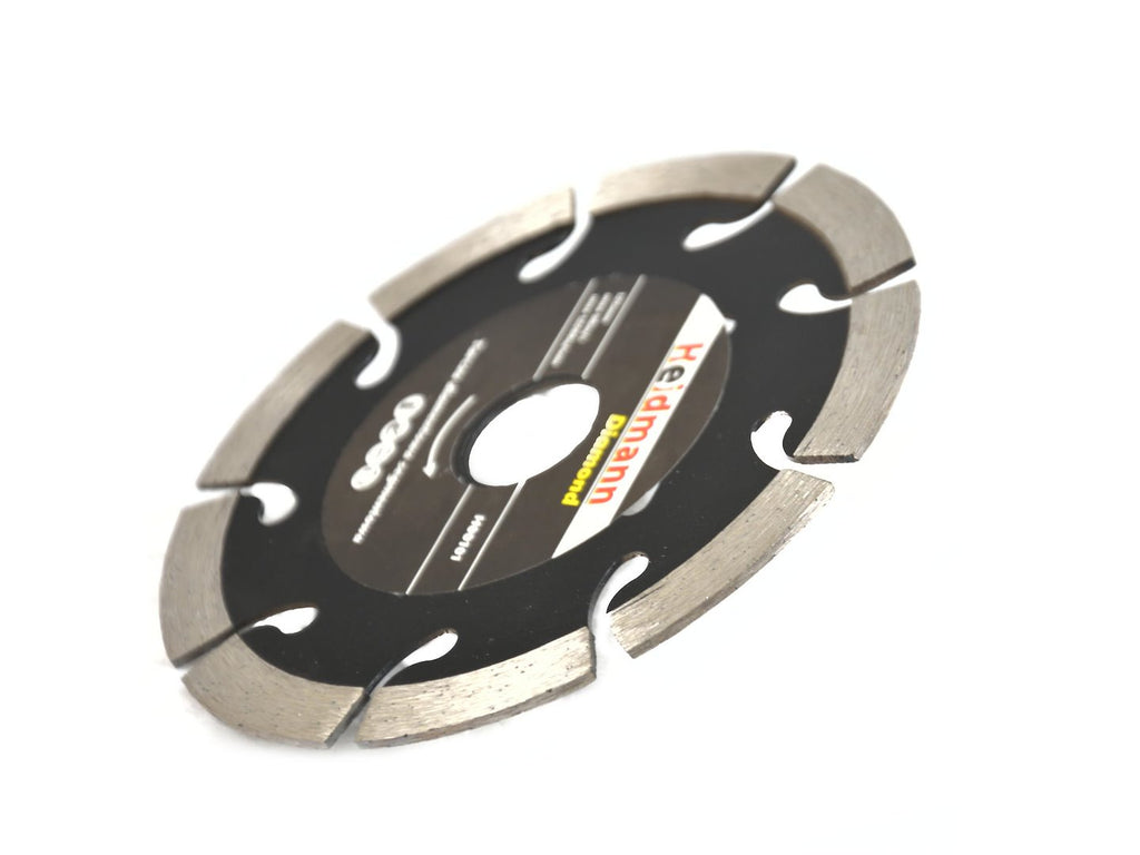 Heidmann Segmented Diamond Blade 125 x 22.2 x 10 mm (black)