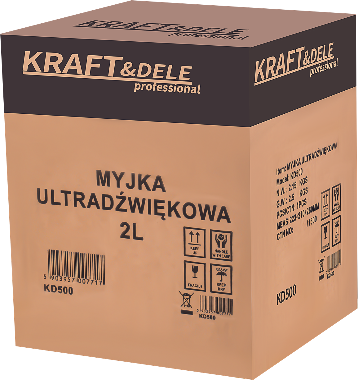 ULTRASONIC CLEANER 2L KD500 (D14)