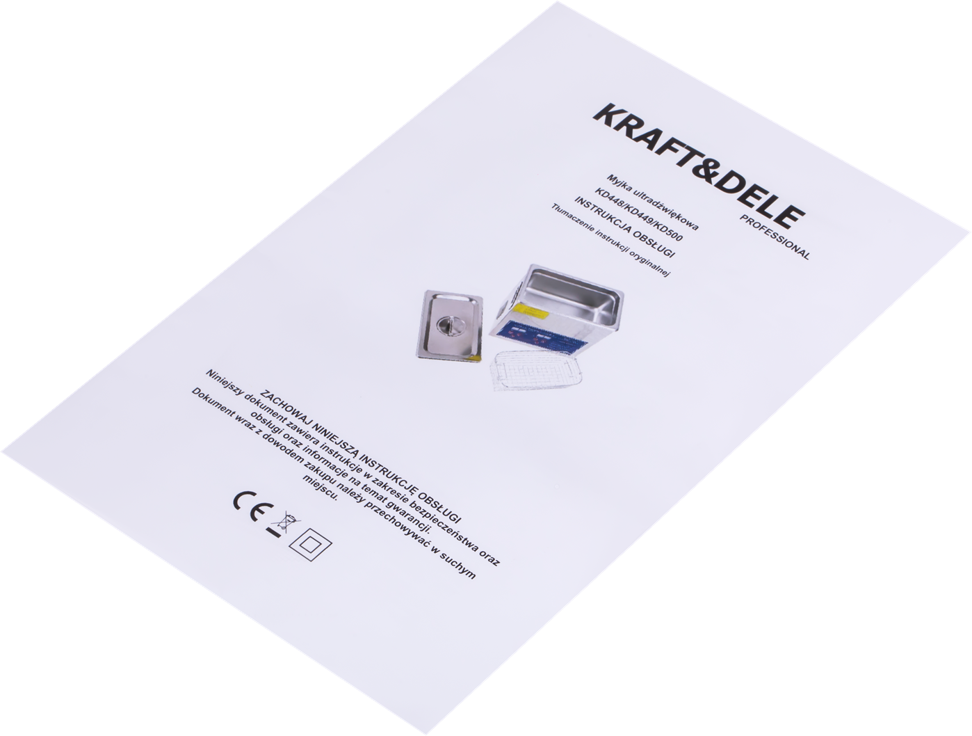 ULTRASONIC CLEANER 2L KD500 (D14)