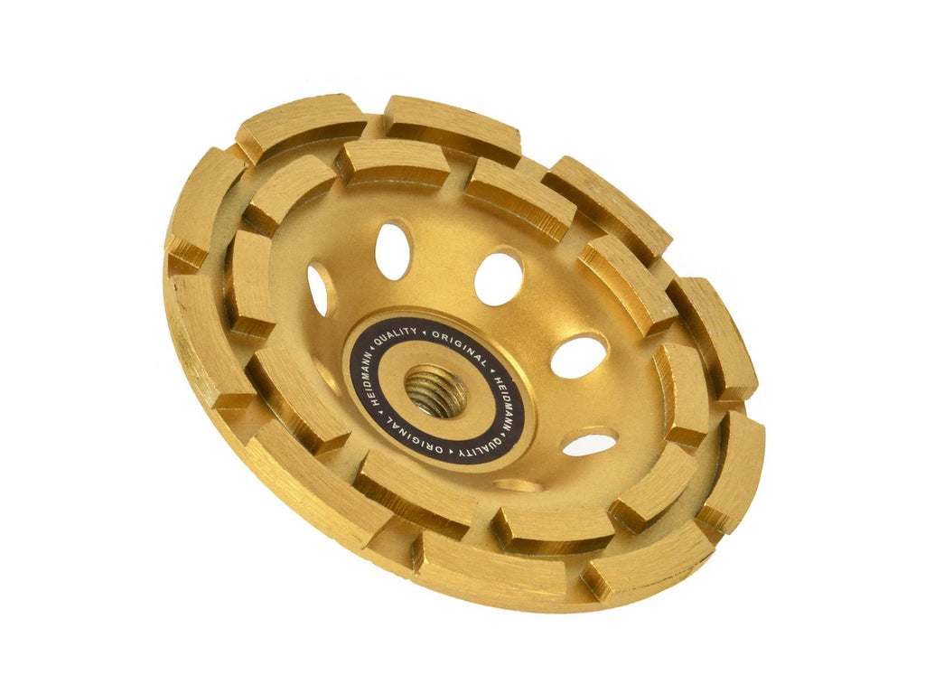 Heidmann Diamond Double Row Grinding Cup Wheel 5mm 125xM14
