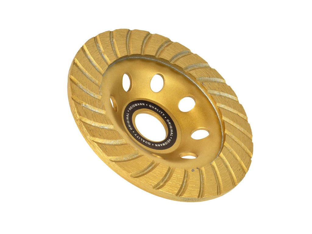 Heidmann Diamond Turbo Row Grinding Cup Wheel, 5 mm, 125 x 22.2 mm