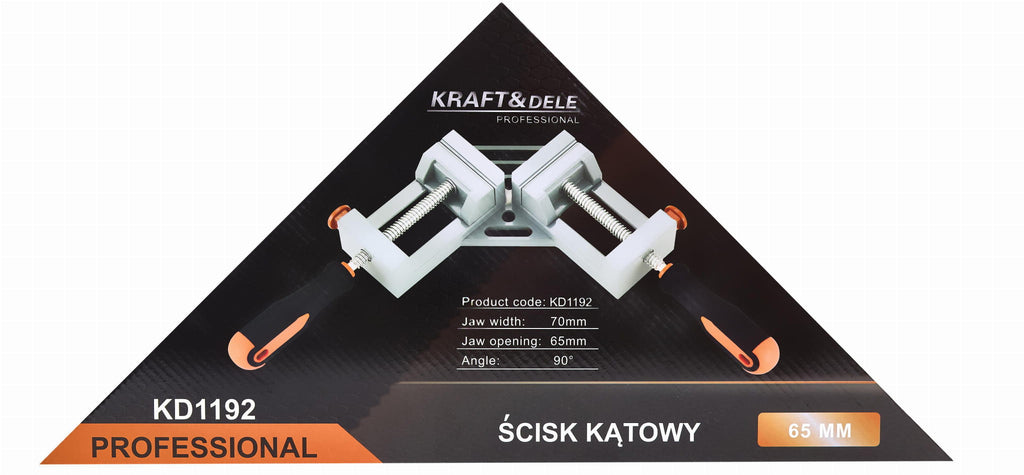 Angle woodworking clamp 65mm KD1192