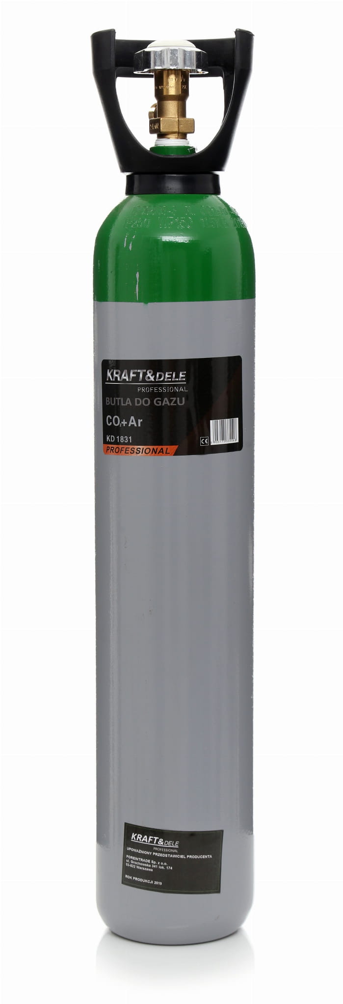 Empty AR CO2 Gas Cylinder 8L KD1831