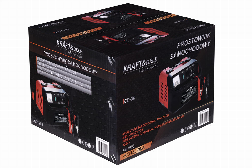 Autode akulaadija 12/24V 30A KD1908